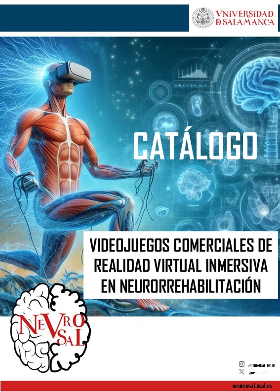 Portada de la guía Videojuegos comerciales de realidad virtual inmersiva en neurorrehabilitación